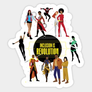 (Okoye Variant) Inclusion Is Revolution Sticker